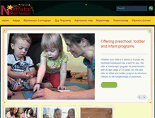 Tablet Screenshot of northstarmontessoripreschool.com
